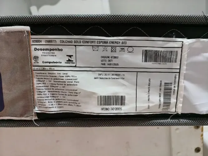 Colção Solteiro Gold Comfort D23