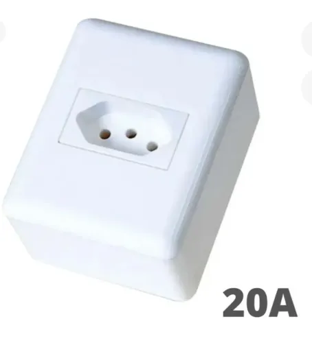 Kit com 03 Tomadas Externa 2p+t 20a perlex  