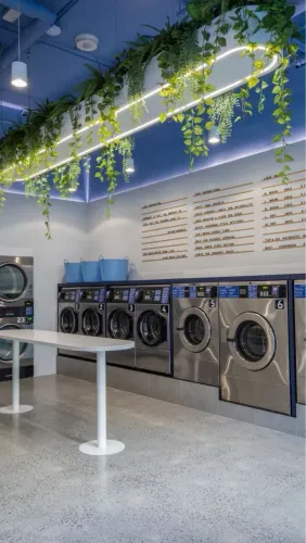 Projeto e Móveis para Lavanderia Self Service | Completo