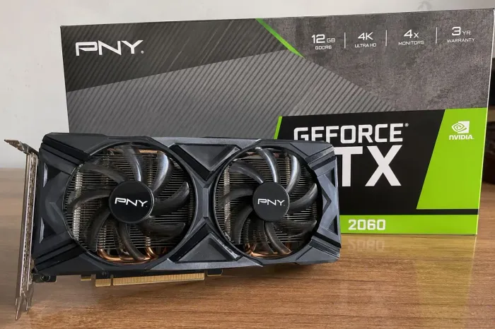 Placa de Vídeo PNY Geforce RTX 2060 12GB