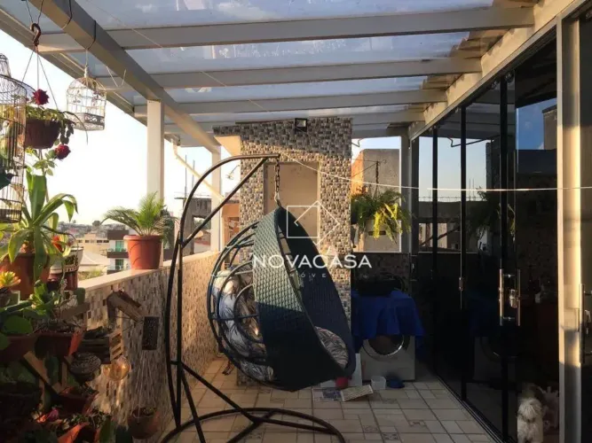 Cobertura com 4 dormitórios à venda, 140 m² por R$ 600.000,00 - Copacabana - Belo Horizont