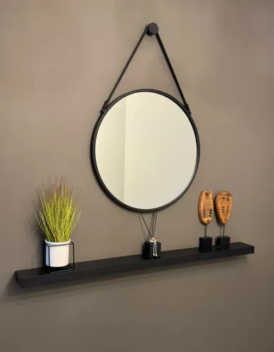 Espelho 65cm + aparador/prateleira 1,40 metros