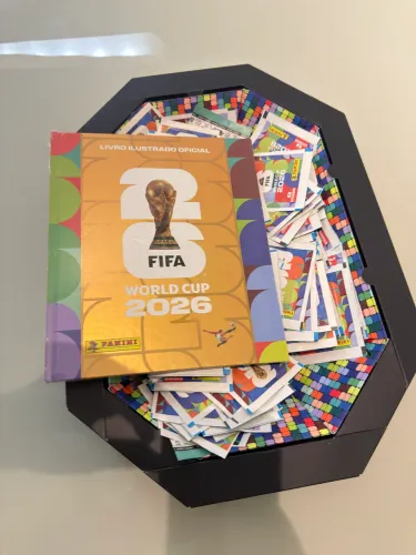 ÁLBUM OURO OFICIAL DA COPA LACRADO 50,00 PREÇO ESPECIAL