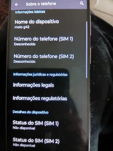 Celular Motorola g 42