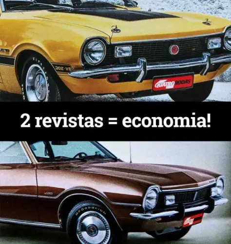 Kit 2 Revistas Quatro Rodas - Maverick LDO + GT Quadrijet V8 