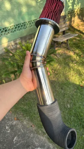 Intake inox Fiat stilo 1.8 8v - faço por encomenda para qualquer carro