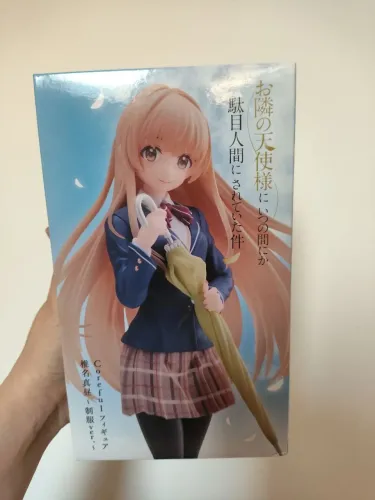 Figure original The Angel Next Door Spoils Rotten Mahiru Shiina com uniforme