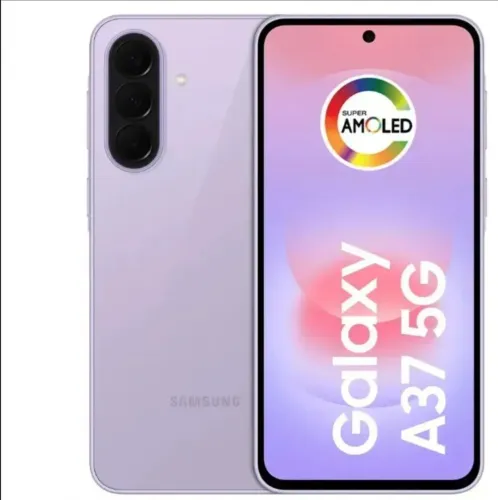Celular Samsung Galaxy A37 5G 128GB 6GB de RAM Câmera 50MP SUPER AMOLED Cor LAVANDA