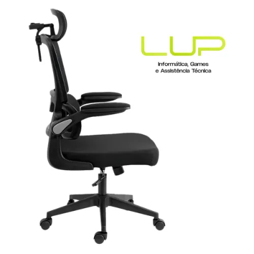 Cadeira R - Office Redragon Hela C214-W, Preto ou Cinza (LOJA FÍSICA)