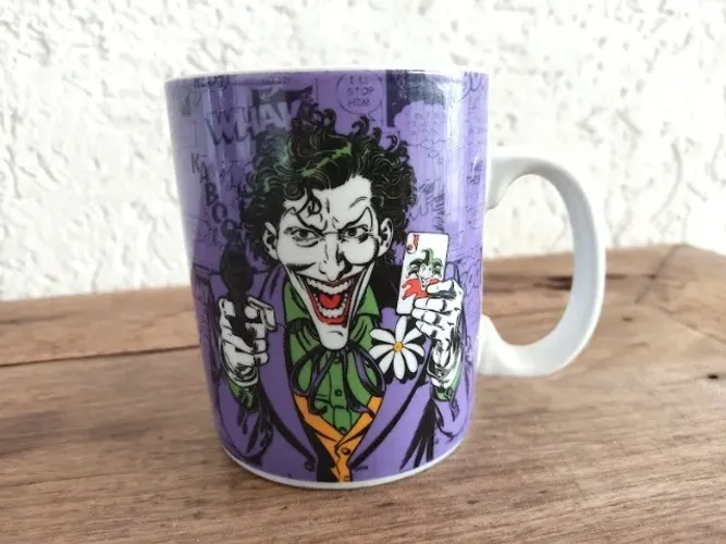 Caneca Coringa Do Batman Dc Comics Original
