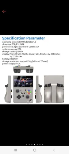 Console Portátil Retro R43-H11