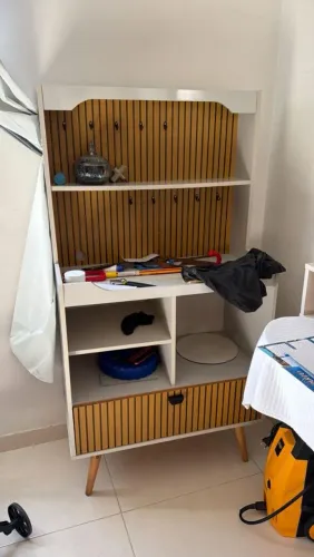 Cantinho do café Rubi Off White com Tauri Ripado - Lukalian