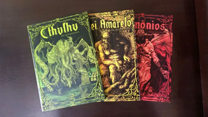 O Despertar de Cthulhu + O Rei Amarelo + Demônios da Goétia - Trilogia Draco