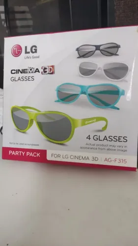 Óculos 3D LG AG-F315 - Funciona no cinema
