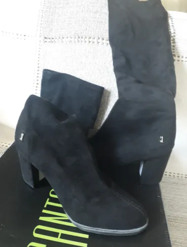 BOTA CANO LONGO, SANTA LOLLA, NUNCA USADA.