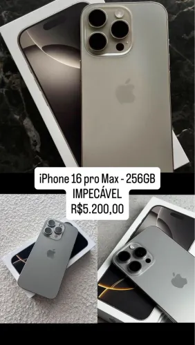 iPhone 16 pro Max - 256GB - IMPECÁVEL