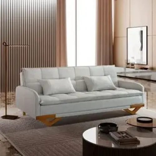 Sofá Cama Linho 2,02m - (Oferta)!