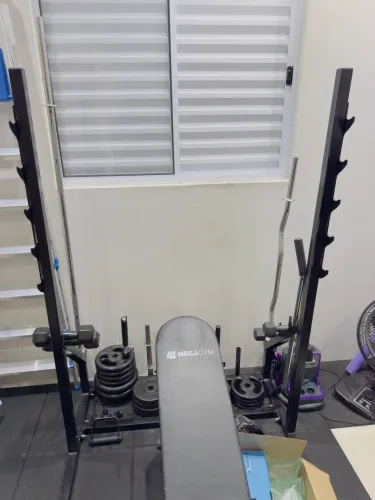 RACK EXPOSITOR DE ANILHAS BARRAS E HALTERES MEGAGYM