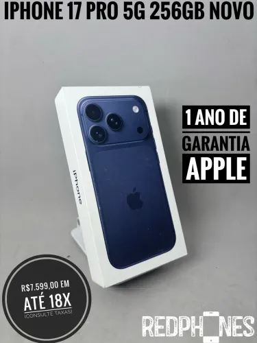 Loja física. Aceitamos trocas em iPhone's ou Android. iPhone 17 Pro 256GB novo