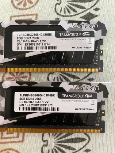 MEMÓRIAS RAM T-FORCE VULCAN