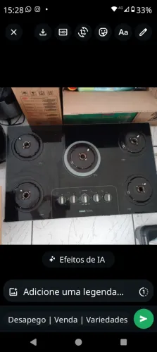 Coocktop Consul Facilite 5 bocas