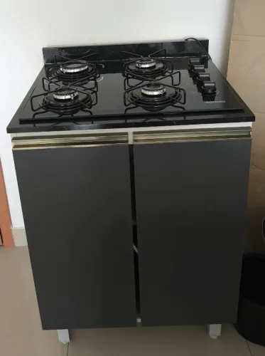 Cooktop 4 bocas com bancada