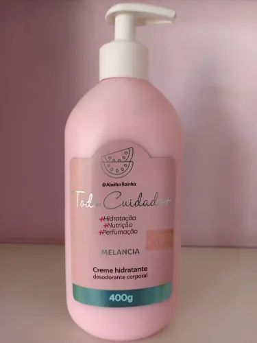 Creme hidratante corporal melancia abelha rainha 400ml