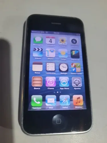 iphone 3gs 8gb funcionando 100% raro colecionador
