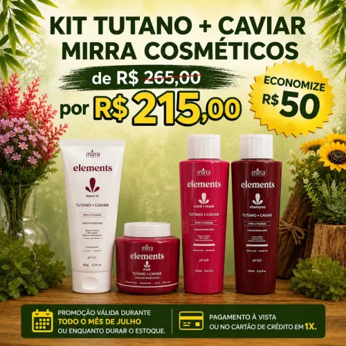 Kit Tutano Mirra Cosméticos - Promoção