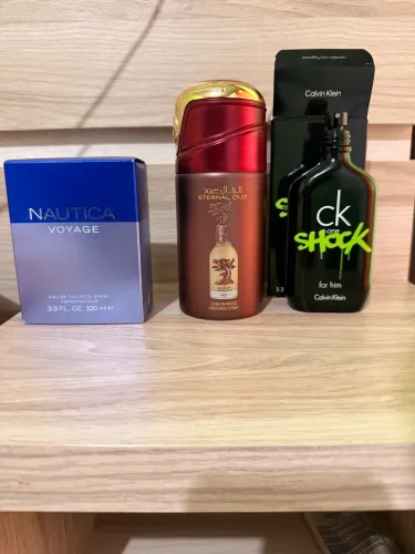 Combo perfumes ck one shock nautica e eternal oud
