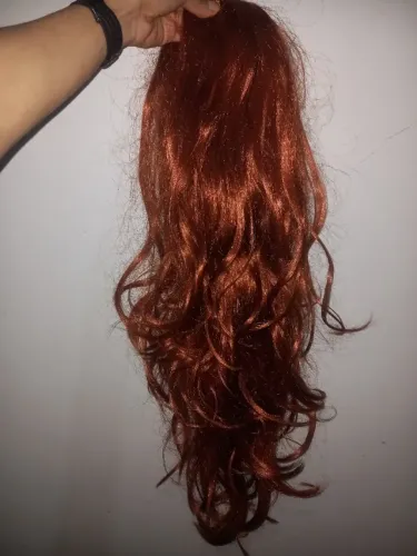 Aplique laser ruivo