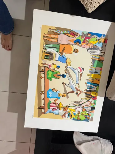 Tela artista CARYBÉ Serigrafia