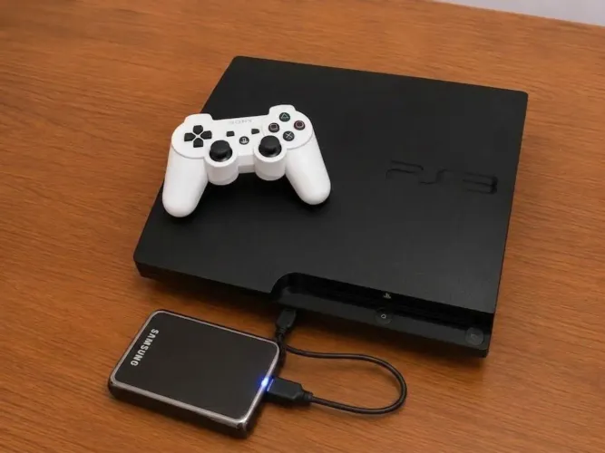 PROMOÇÃO! PS3 Desbloqueado + 1 controle e HD samsung 1tb
