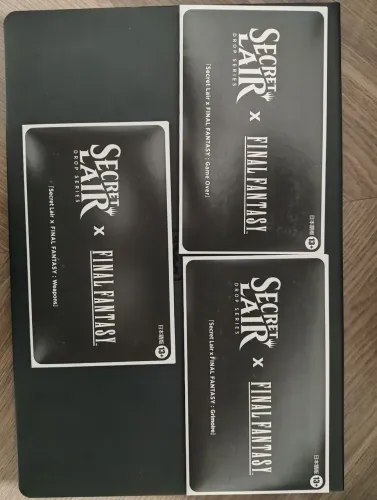 Set de 3 Secret Lair Final Fantasy Non Foil Selado em Inglês Magic The Gathering 
