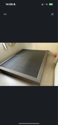 Cama arquiteto mais colchao Ortobom queen raramente usados Orto