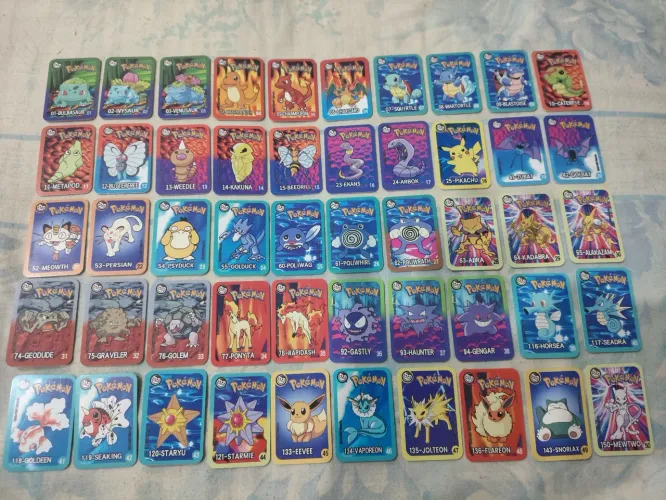 Pokémon supercartas - replica da coleção 