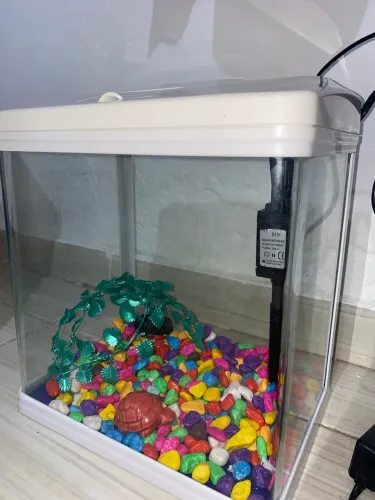 Aquário com led e bomba