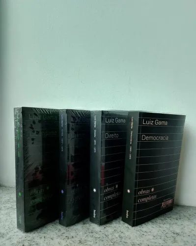 Coleção Obras Completas de Luiz Gama - 4 Volumes (Novo/Seminovo)
