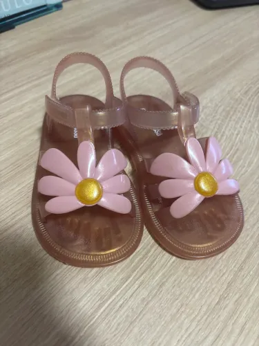 Mini Melissa Flor Rosa - Tamanho 22