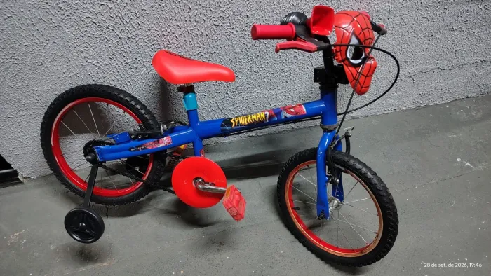Bike aro 16 homem aranha
