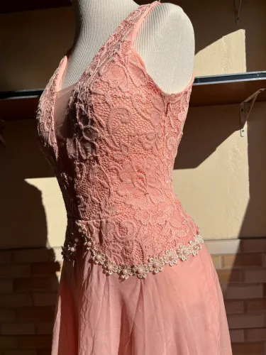 Vestido Festa Salmão