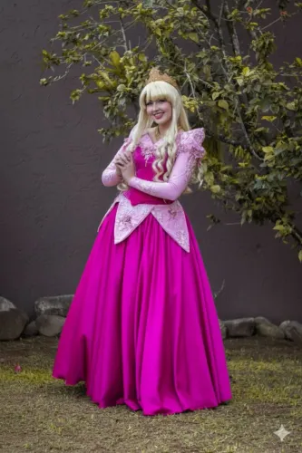 Figurino Aurora princesa