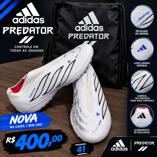 CHUTEIRA ADIDAS PREDATOR - NOVA!