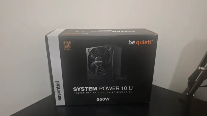 Fonte be quiet 550w