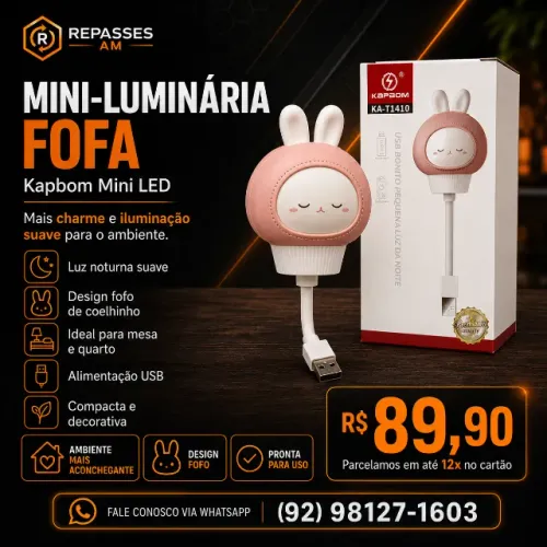 Mini-Luminária Fofa