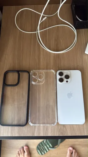 iPhone 15 pro Max branco 256gb
