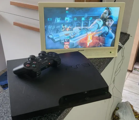 Playstation 3 250GB Dsbloqeado Ps3 Funcionando ja c/ jogos instalados