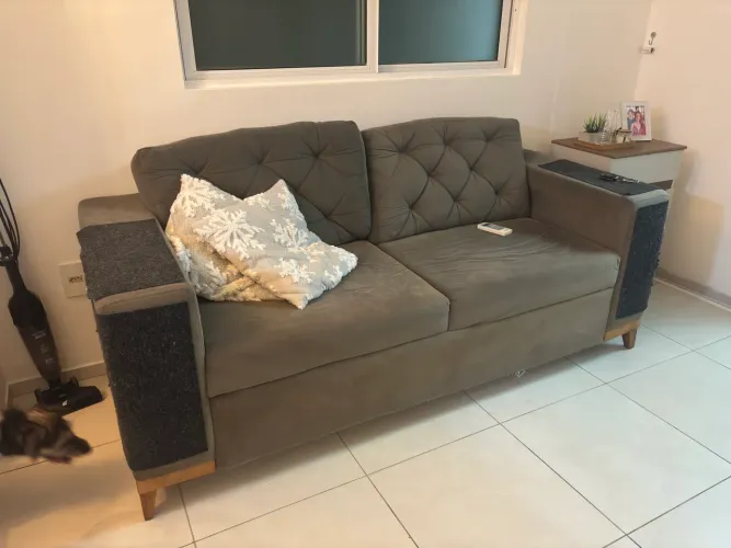 Vendo sofá cinza