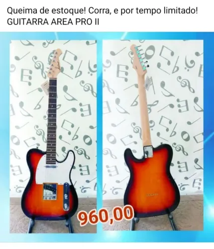 Guitarra Área Pro II nova, loja