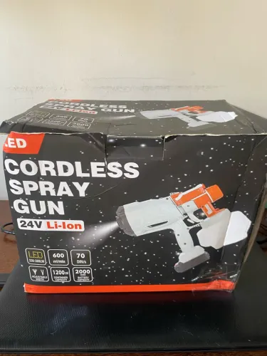 Pistola de pintura de alta pressão sem fio
